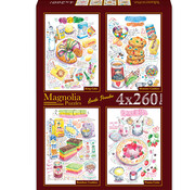 Magnolia Puzzles Pre-Order Magnolia Lucile Prache Puzzle 4 x 260pcs