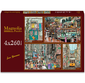 Magnolia Puzzles Magnolia Inna Korneeva Puzzle 4 x 260pcs