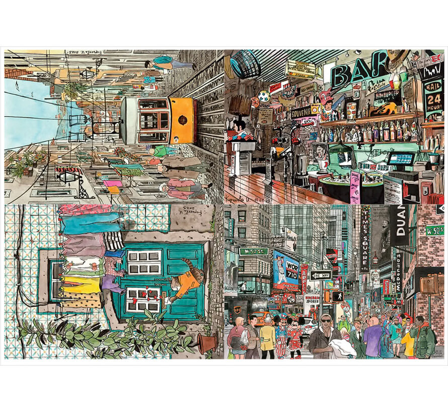 Magnolia Inna Korneeva Puzzle 4 x 260pcs