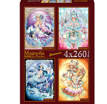 Magnolia Puzzles Pre-Order Magnolia Laverinne Puzzle 4 x 260pcs
