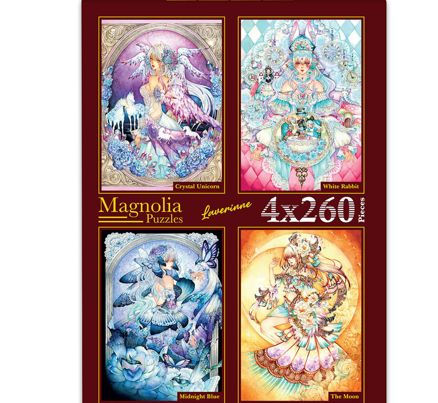 Magnolia Laverinne Puzzle 4 x 260pcs