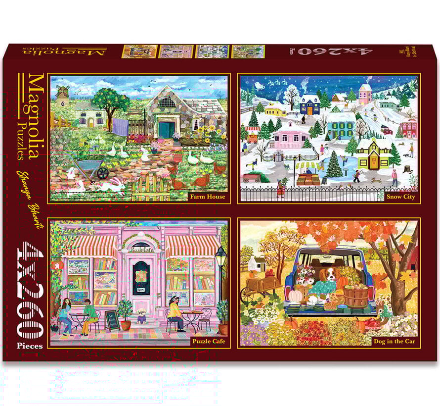 Pre-Order Magnolia Shanya Bharti Puzzle 4 x 260pcs