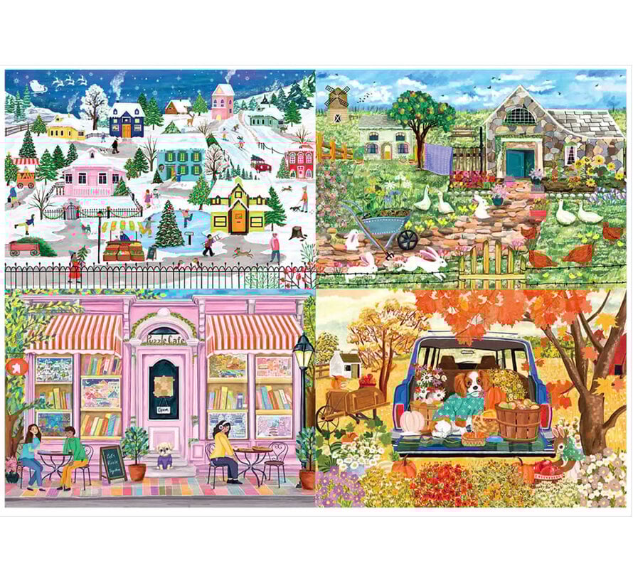 Magnolia Shanya Bharti Puzzle 4 x 260pcs