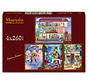 Magnolia Evgenia Lumfur Puzzle 4 x 260pcs