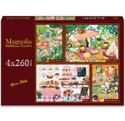 Magnolia Puzzles Magnolia Olivia Gibbs Puzzle 4 x 260pcs