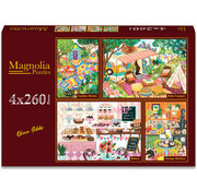 Magnolia Puzzles Pre-Order Magnolia Olivia Gibbs Puzzle 4 x 260pcs