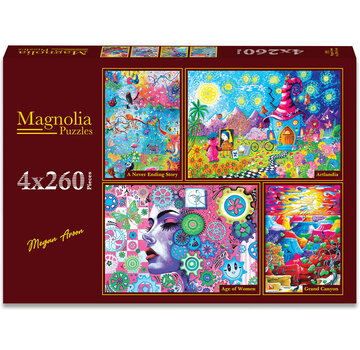 Magnolia Puzzles Magnolia Megan Aroon Puzzle 4 x 260pcs