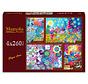 Magnolia Megan Aroon Puzzle 4 x 260pcs