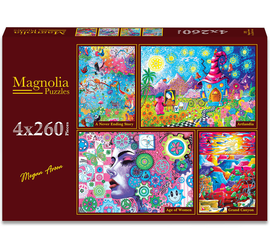 Magnolia Megan Aroon Puzzle 4 x 260pcs