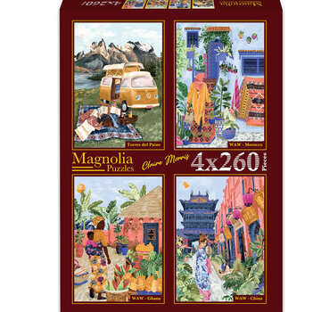 Magnolia Puzzles Pre-Order Magnolia Claire Morris Puzzle 4 x 260pcs