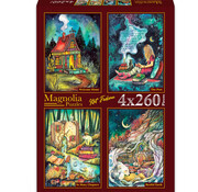 Magnolia Puzzles Magnolia Kat Fedora Puzzle 4 x 260pcs