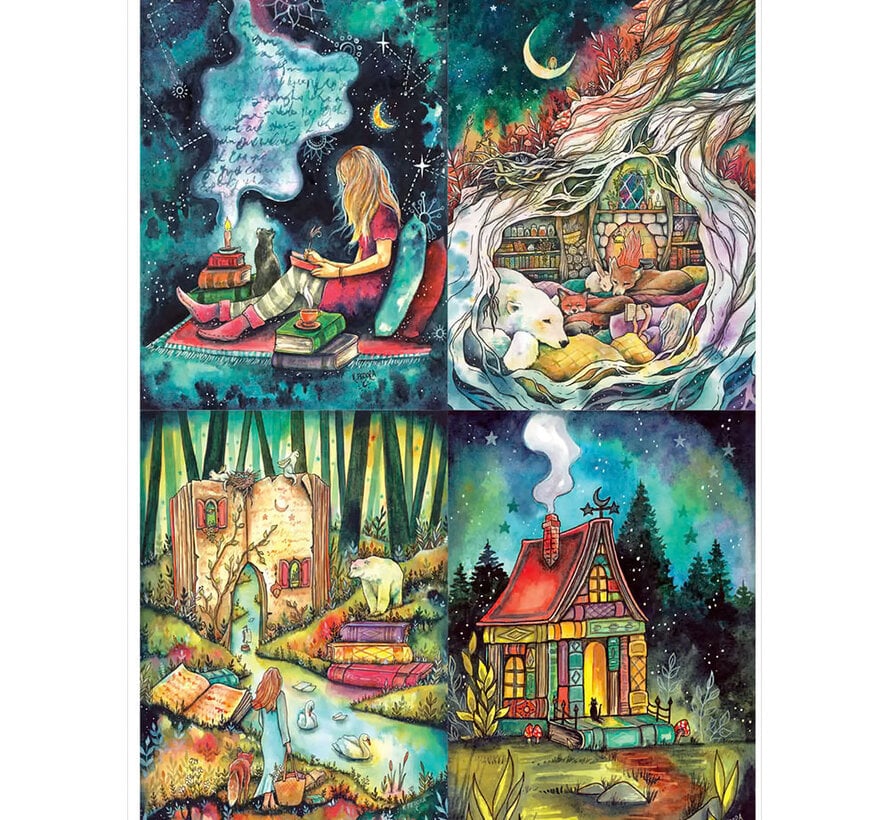 Pre-Order Magnolia Kat Fedora Puzzle 4 x 260pcs