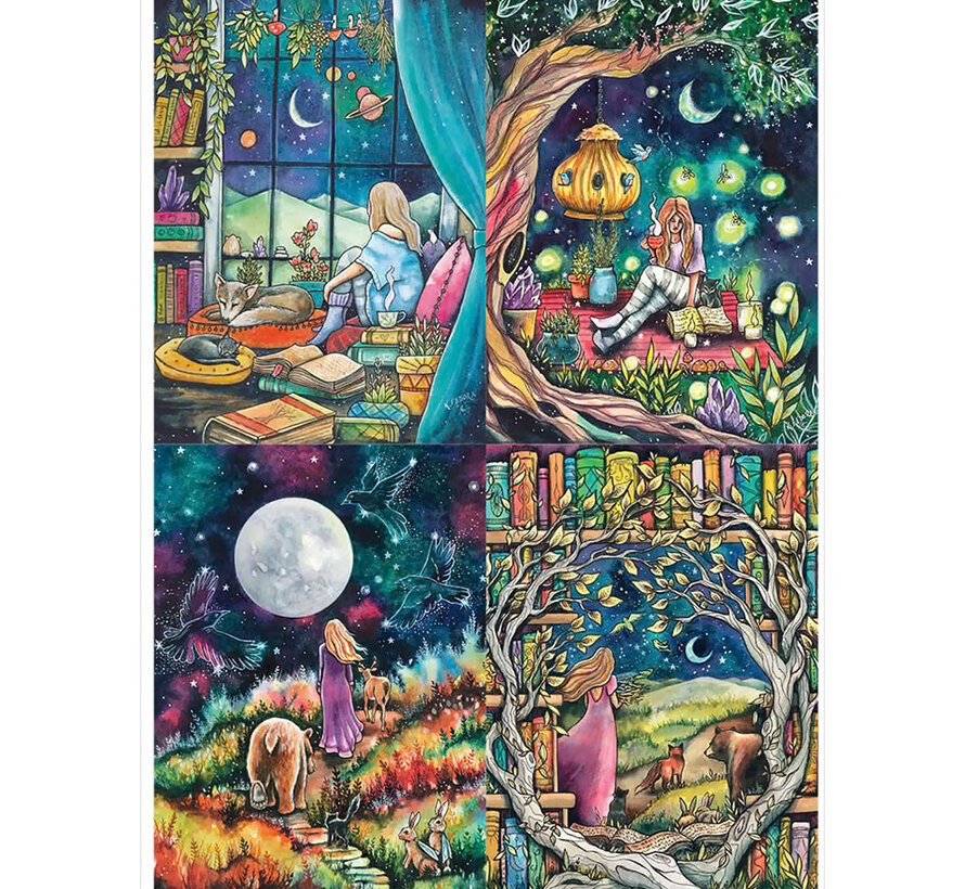 Magnolia Kat Fedora Puzzle 4 x 260pcs