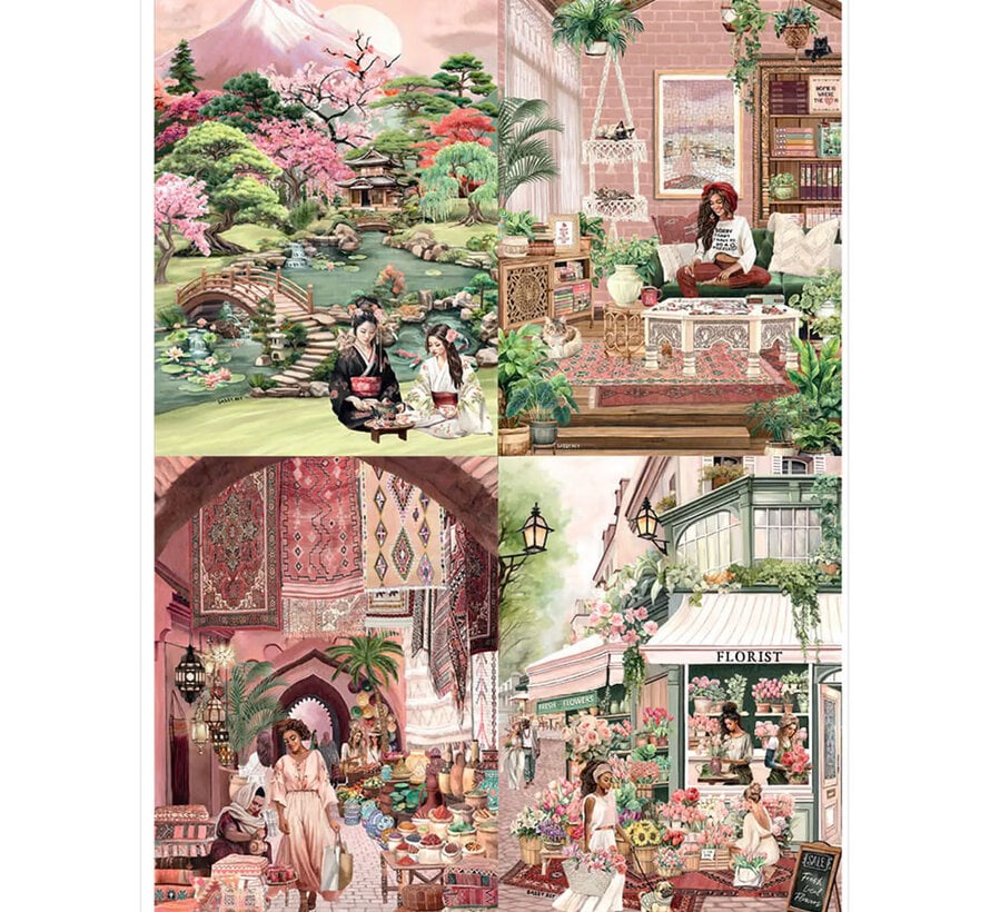 Magnolia Sarah Reyes Puzzle 4 x 260pcs