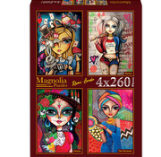 Magnolia Puzzles Magnolia Romi Lerda Puzzle 4 x 260pcs