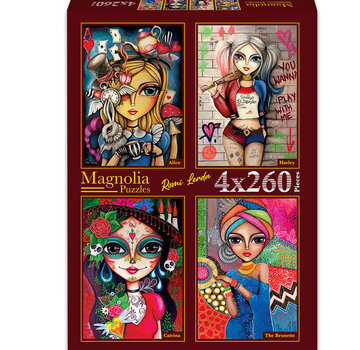 Magnolia Puzzles Magnolia Romi Lerda Puzzle 4 x 260pcs