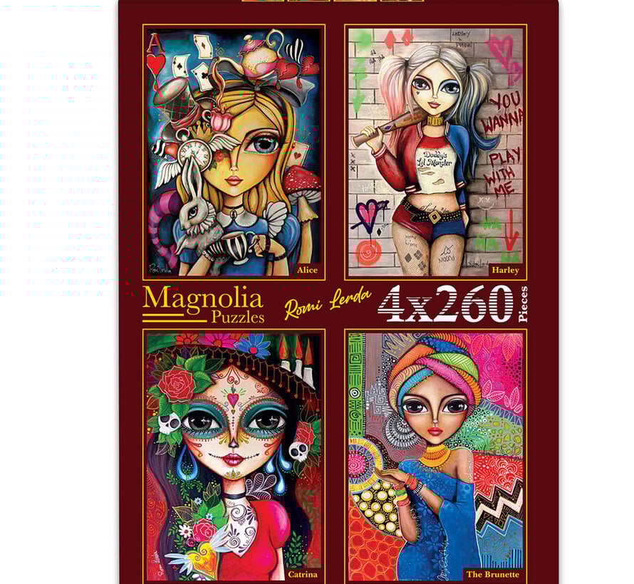 Magnolia Romi Lerda Puzzle 4 x 260pcs