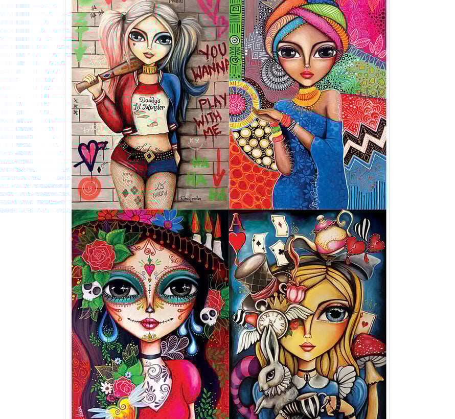 Pre-Order Magnolia Romi Lerda Puzzle 4 x 260pcs