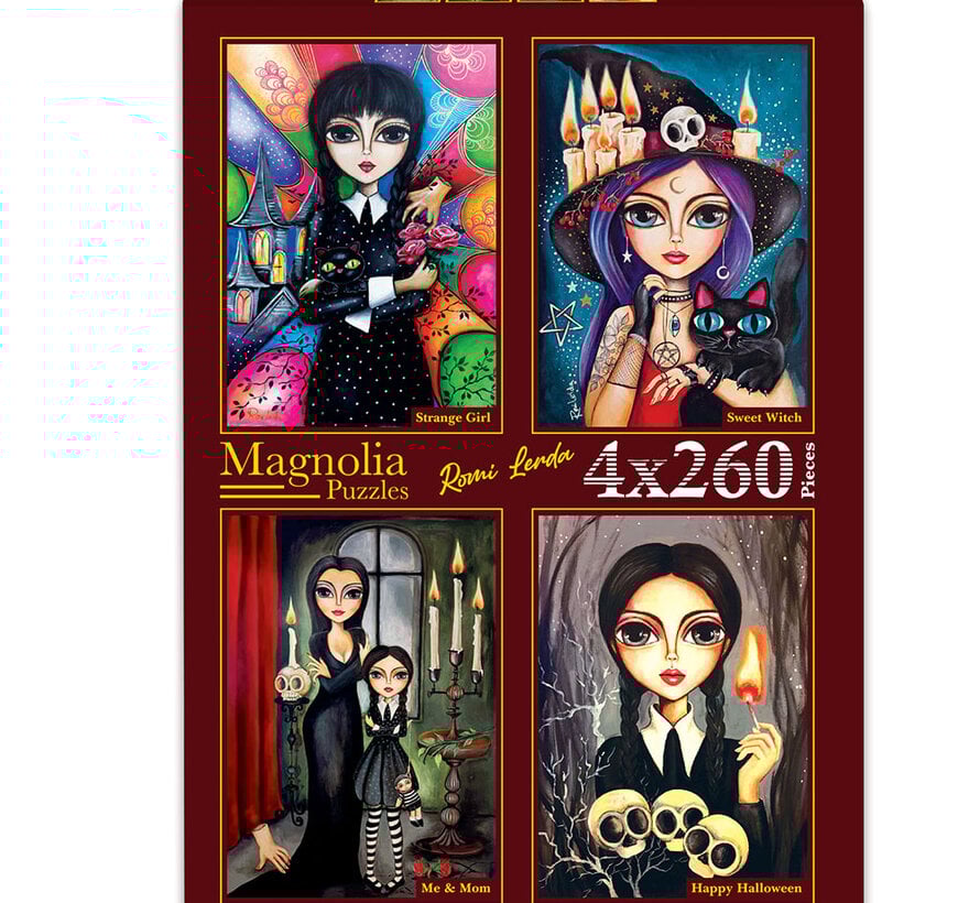 Pre-Order Magnolia Romi Lerda Puzzle 4 x 260pcs