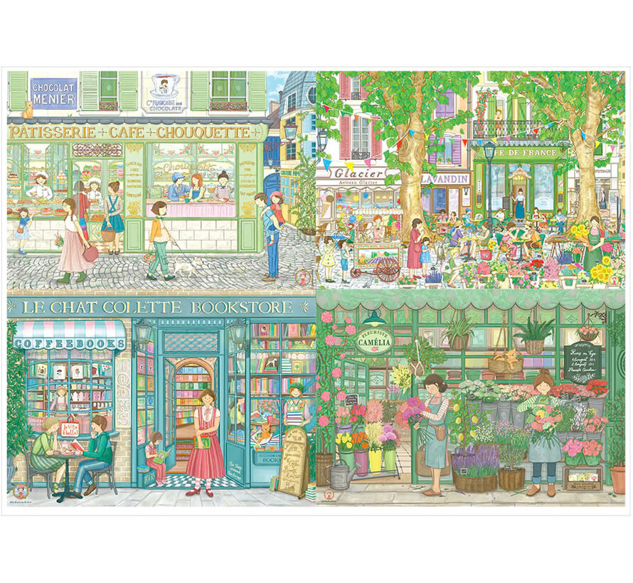 Magnolia Le Chat Colette Puzzle 4 x 260pcs