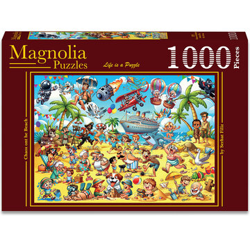 Magnolia Puzzles Pre-Order Magnolia Chaos on the Beach Puzzle 1000pcs