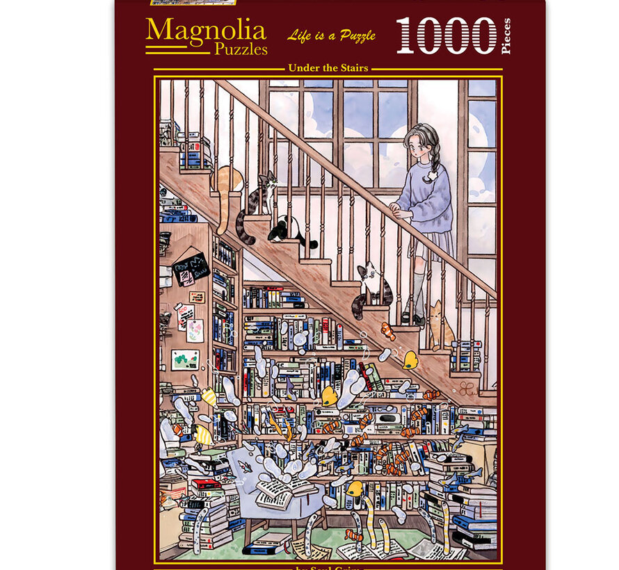 Pre-Order Magnolia Under the Stairs Puzzle 1000pcs