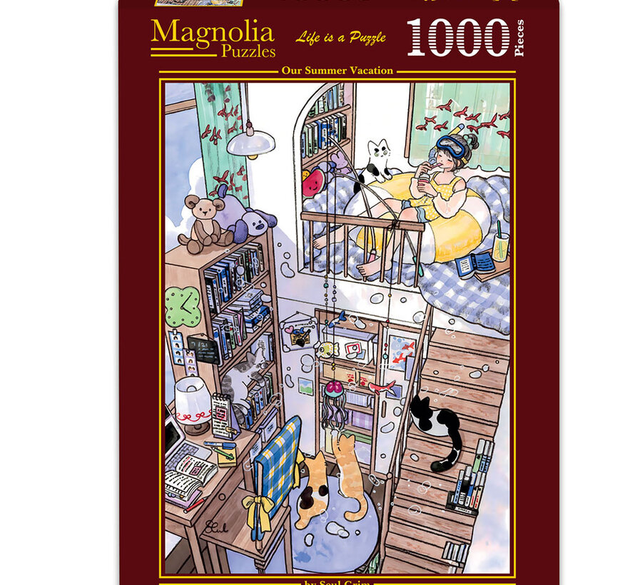 Pre-Order Magnolia Our Summer Vacation Puzzle 1000pcs