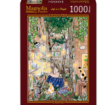 Magnolia Puzzles Magnolia In the Forest of Books Puzzle 1000pcs