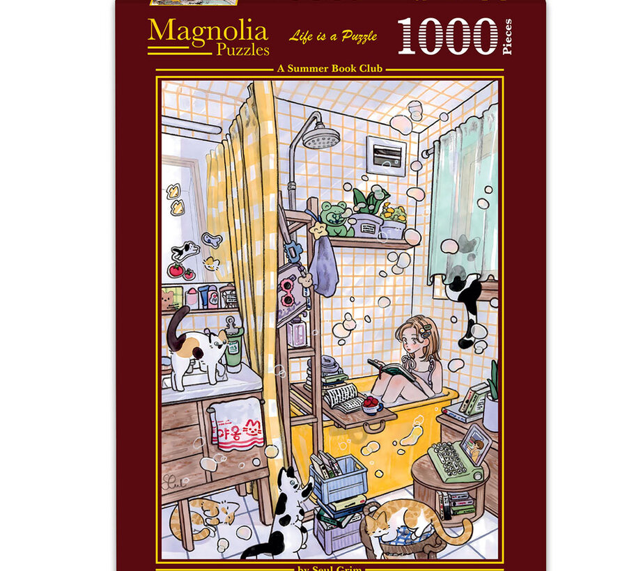 Magnolia A Summer Book Club Puzzle 1000pcs