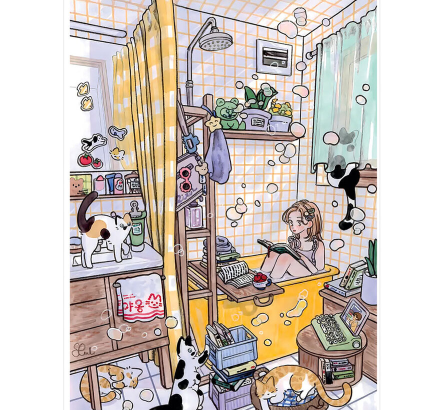 Magnolia A Summer Book Club Puzzle 1000pcs