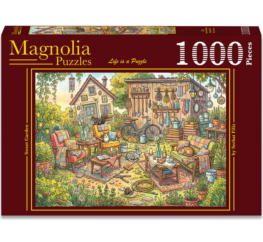 Pre-Order Magnolia Sweet Garden Puzzle 1000pcs