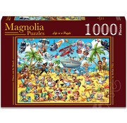 Magnolia Puzzles Magnolia Chaos on the Beach Puzzle 1000pcs