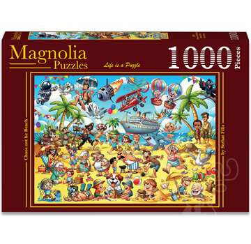 Magnolia Puzzles Pre-Order Magnolia Chaos on the Beach Puzzle 1000pcs