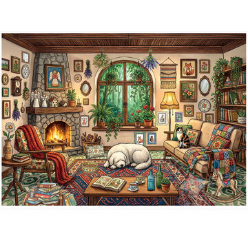 Magnolia Puzzles Pre-Order Magnolia Lovely Room Puzzle 1000pcs