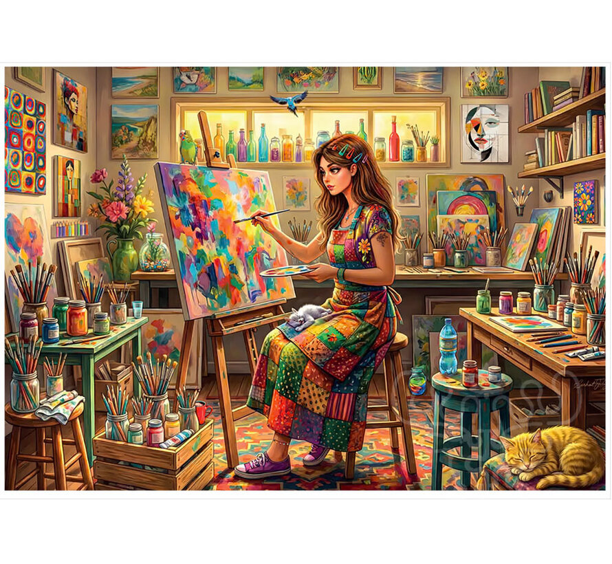 Magnolia An Artist's Paradise Puzzle 1000pcs