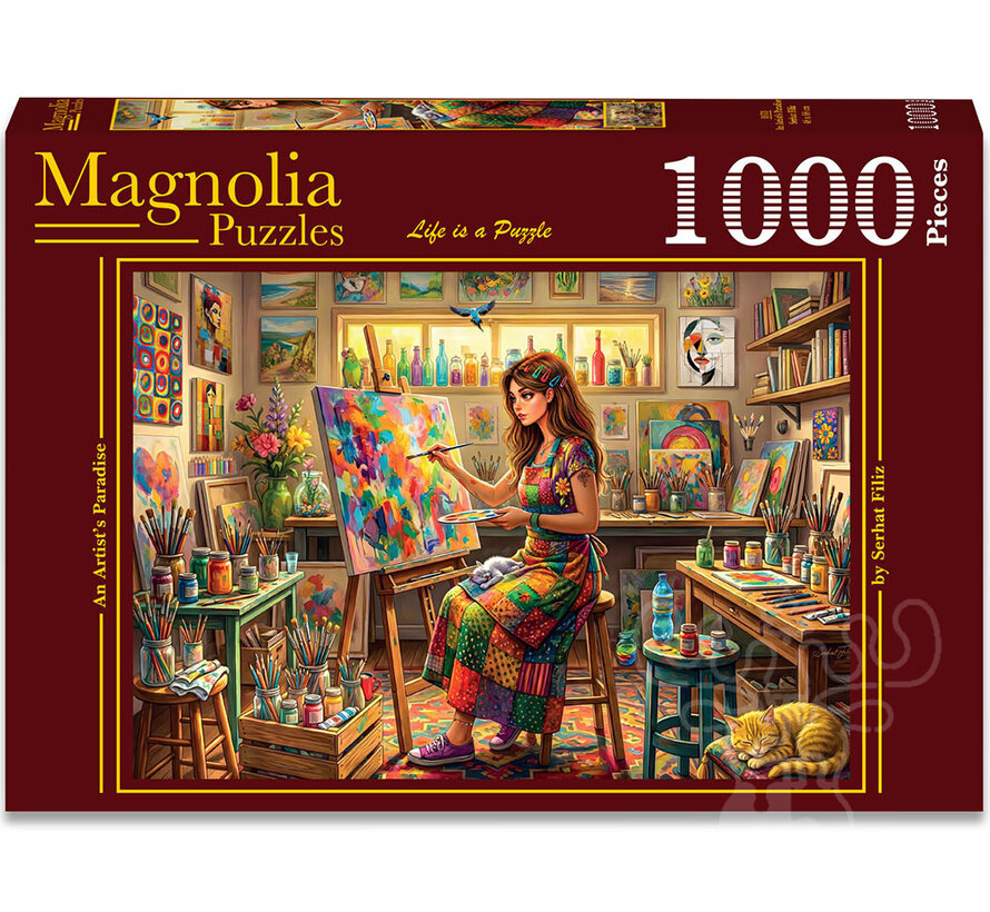 Magnolia An Artist's Paradise Puzzle 1000pcs