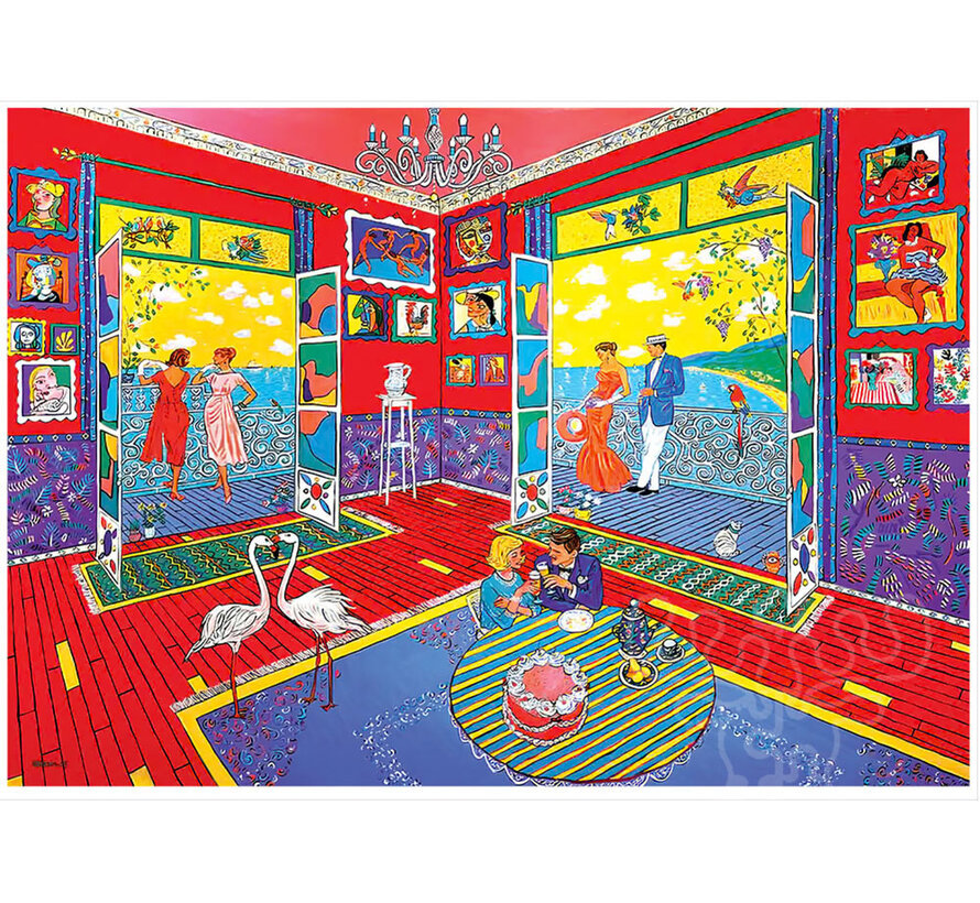 Magnolia The Red Room Puzzle 1000pcs