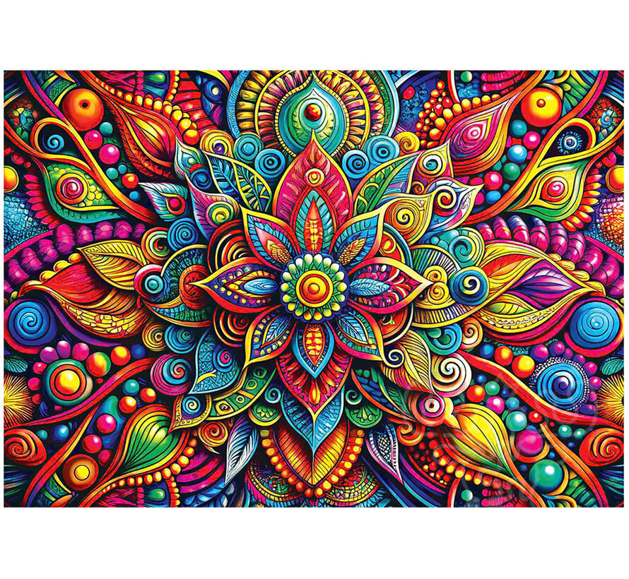 Yazz Puzzle Colorful Mandala Puzzle 1000pcs