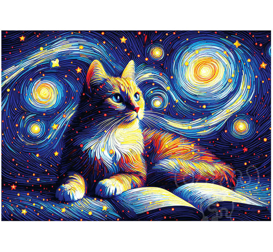 Yazz Puzzle Starry Cat Puzzle 1000pcs