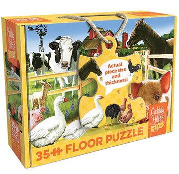 Cobble Hill Puzzles Cobble Hill Welcome to the Farm Floor Puzzle 35pcs