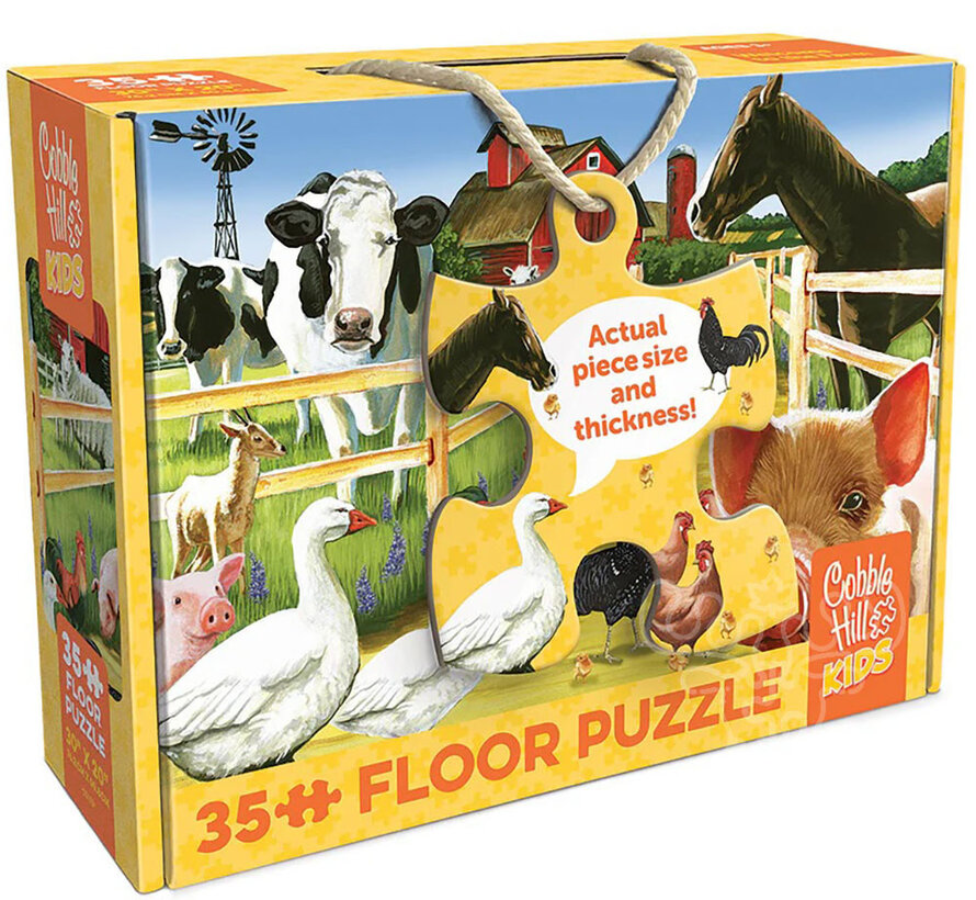 Cobble Hill Welcome to the Farm Floor Puzzle 35pcs