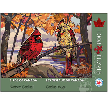 The Occurrence The Occurrence Birds of Canada, Northern Cardinal Puzzle 1008pcs