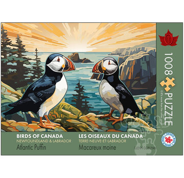 The Occurrence The Occurrence Birds of Canada, Newfoundland & Labrador Puffin Puzzle 1008pcs