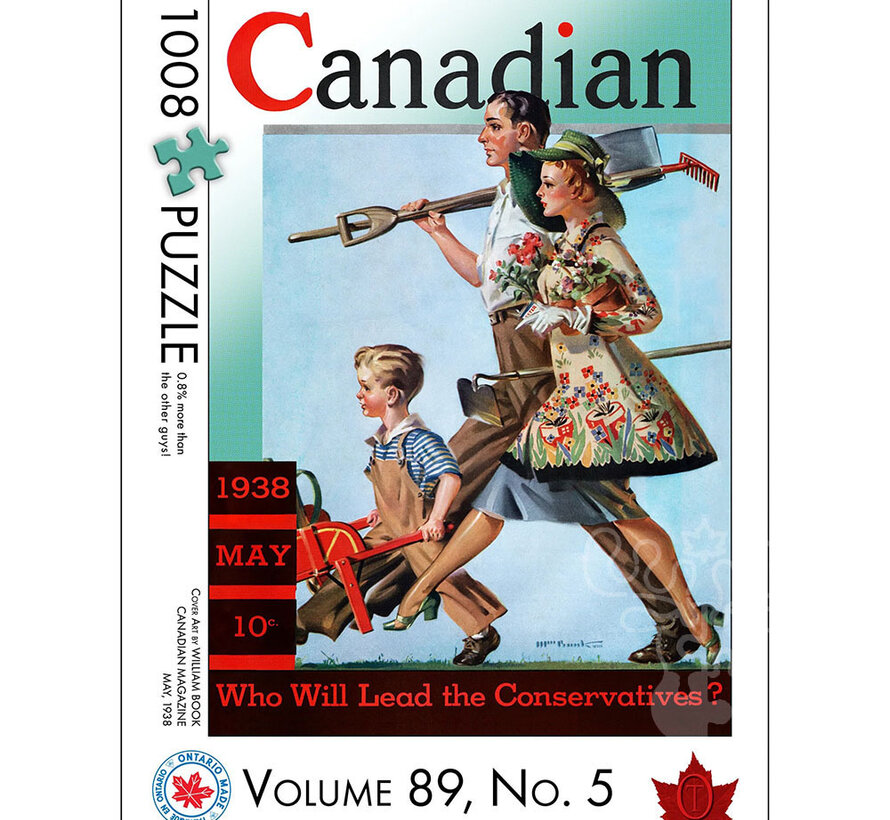 The Occurrence Canadian Magazine - May 1938 Puzzle 1008pcs