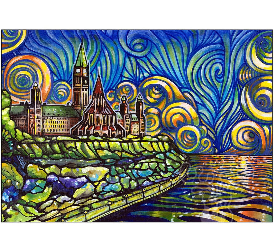 The Occurrence Parliament Glow Puzzle 1008pcs