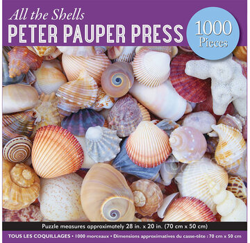Peter Pauper Press Peter Pauper Press All the Shells Puzzle 1000pcs