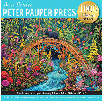 Peter Pauper Press Peter Pauper Press Bear Bridge Foil Puzzle 1000pcs