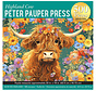 Peter Pauper Press Highland Cow Foil Puzzle 500pcs