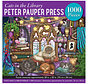Peter Pauper Press Cats In the Library Puzzle 1000pcs