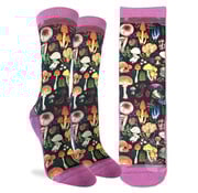 Mushrooms Active Socks - Women's Shoe Size 5-9